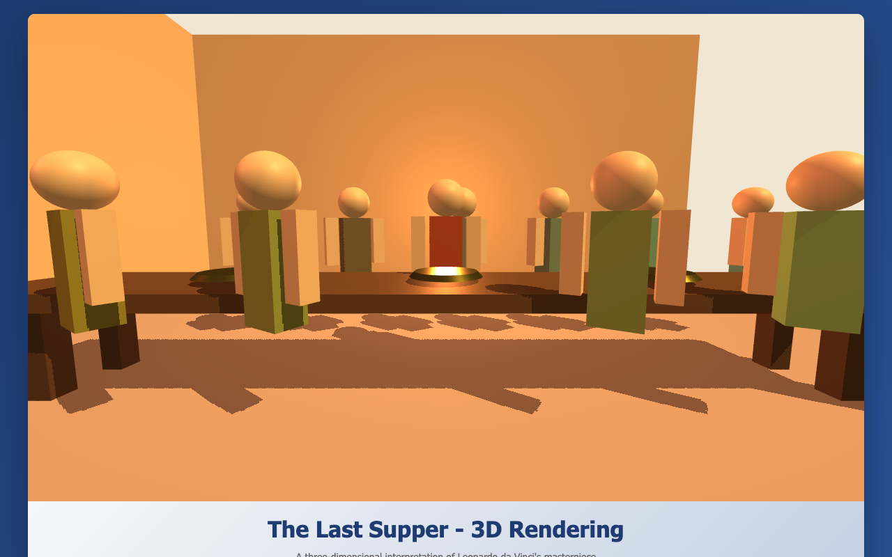The Last Supper as rendered by Haiku 4.5