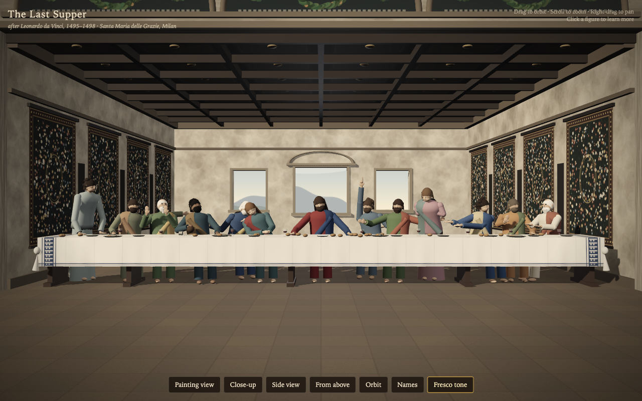 The Last Supper as rendered by Opus 5.5