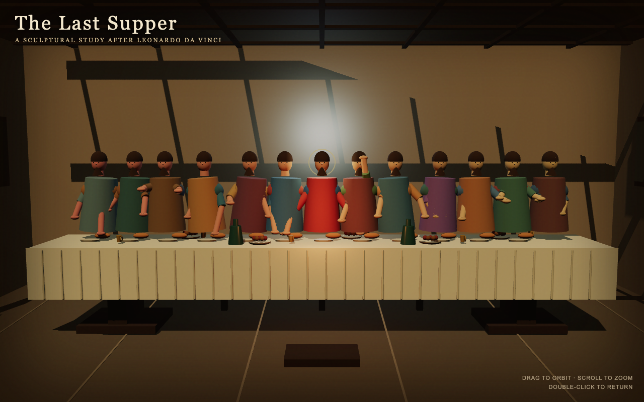 The Last Supper as rendered by GPT-5.6 Sol