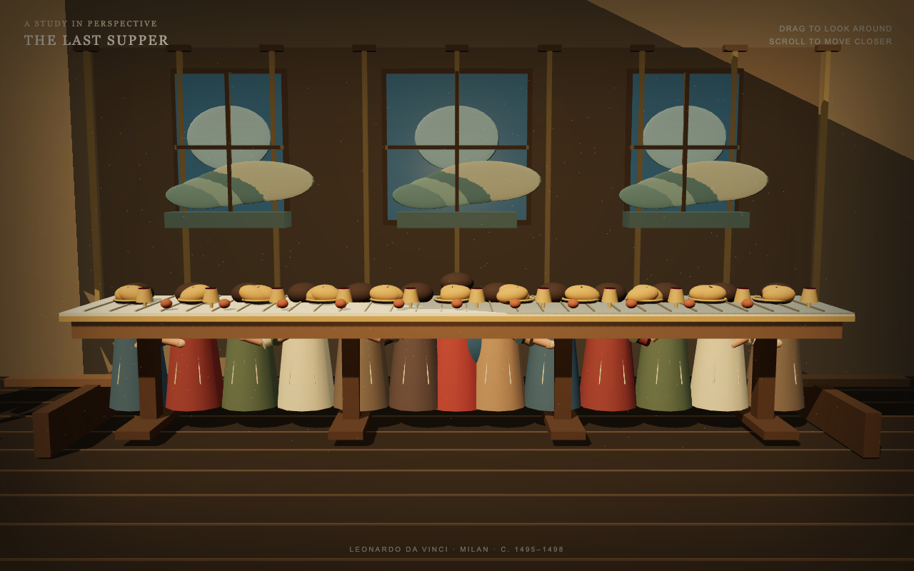 The Last Supper as rendered by GPT-6 Luna