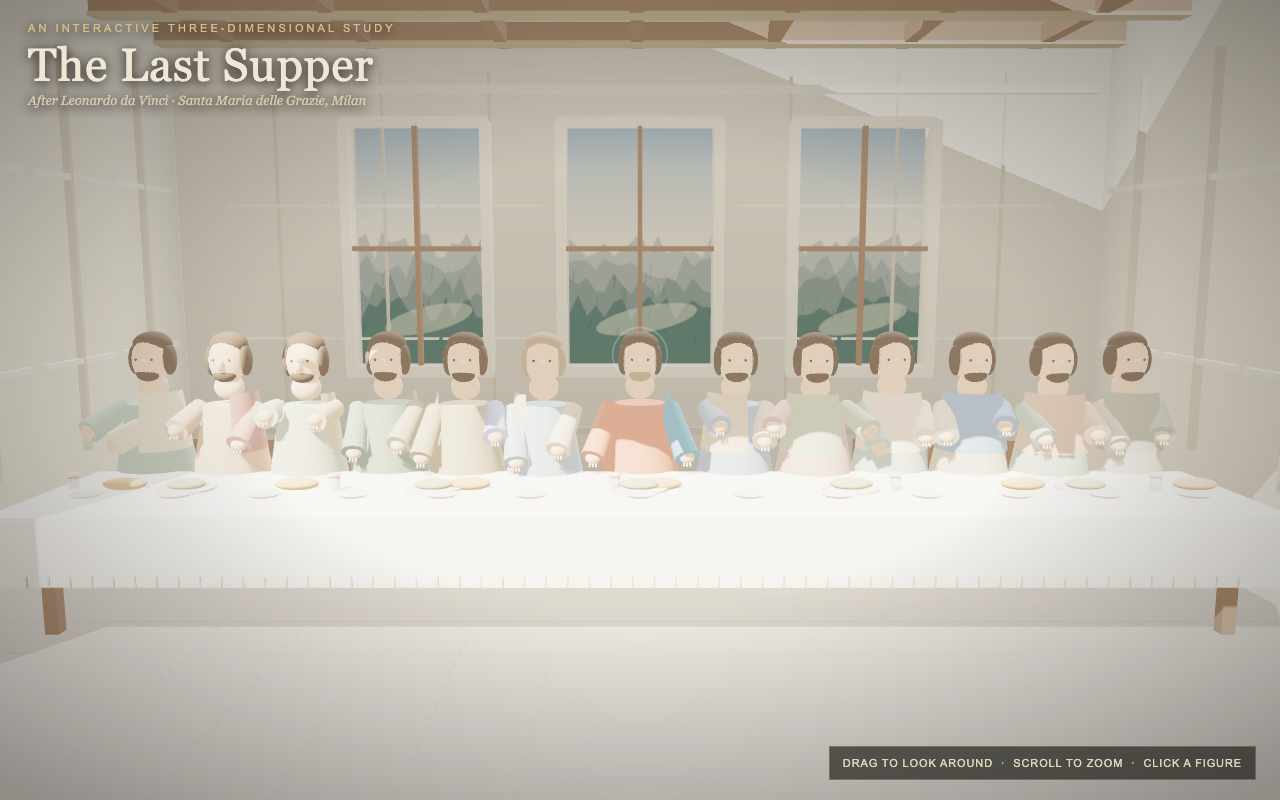 The Last Supper as rendered by GPT-6 Sol