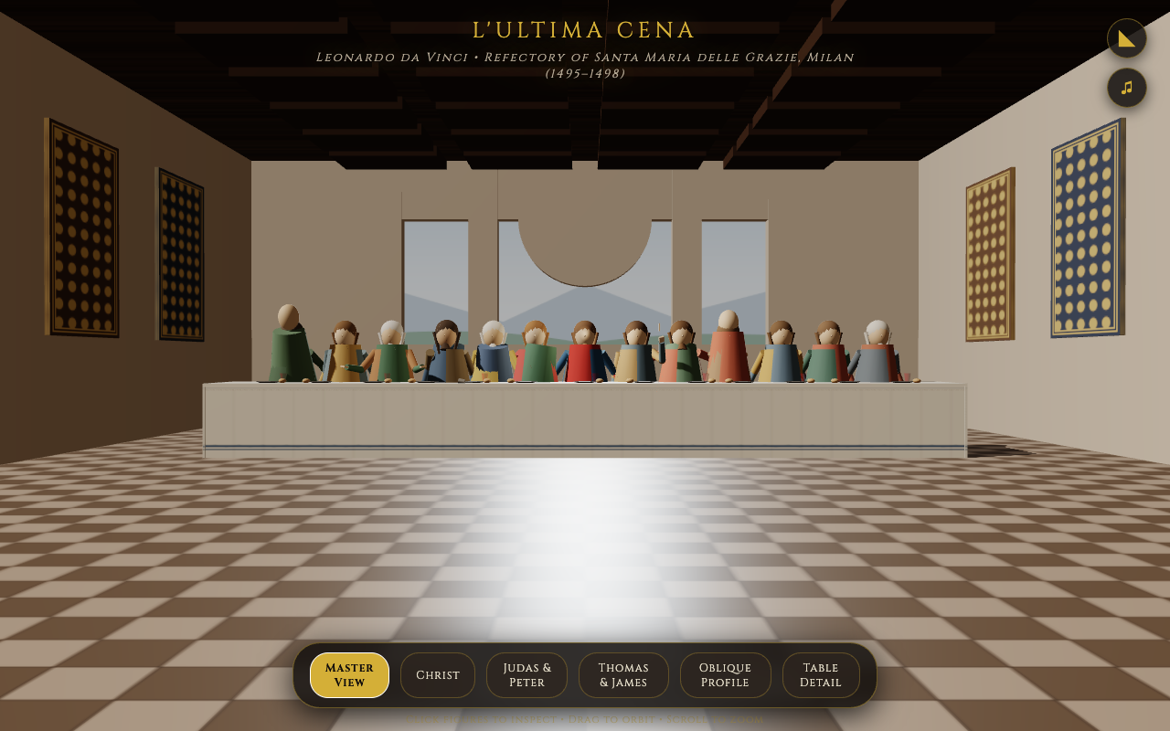 The Last Supper as rendered by Gemini 3.8 Flash
