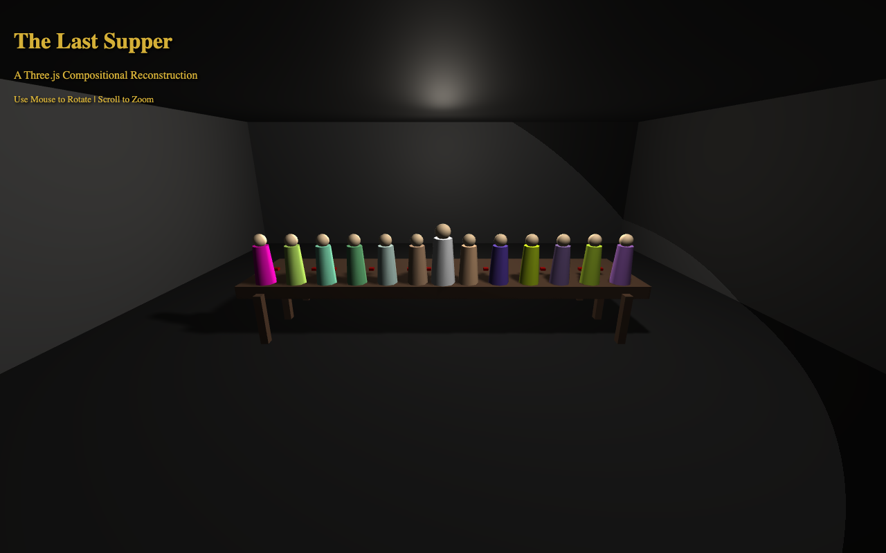 The Last Supper as rendered by Gemma 4 26B-A4B