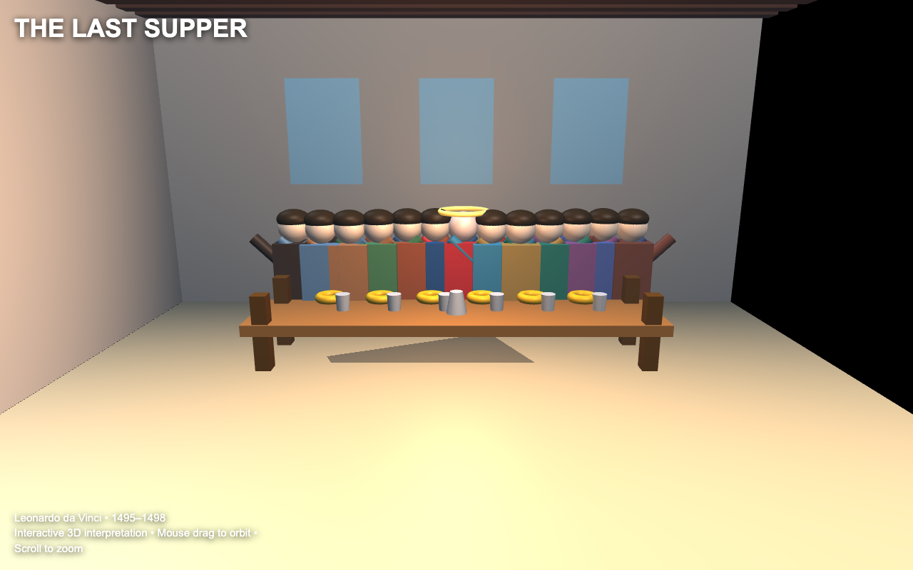 The Last Supper as rendered by Grok 4.20 Reasoning