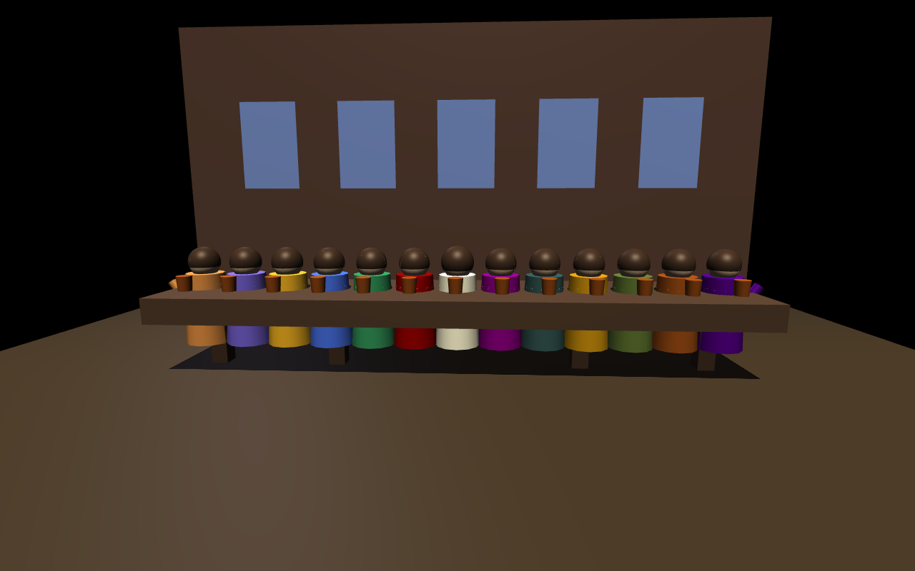 The Last Supper as rendered by Grok 4.3