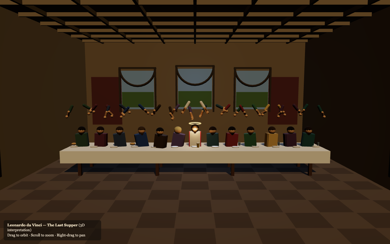 The Last Supper as rendered by Grok 4.5